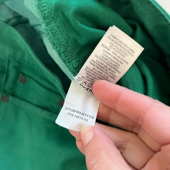 Prana Green to White Ombré Crop Ankle Zip Pants - Picture 9 of 11